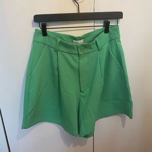 Danielle Bernstein Green Tailored Short